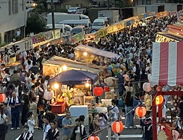 大龍寺　灯篭祭り　屋台　グルメ　縁日
