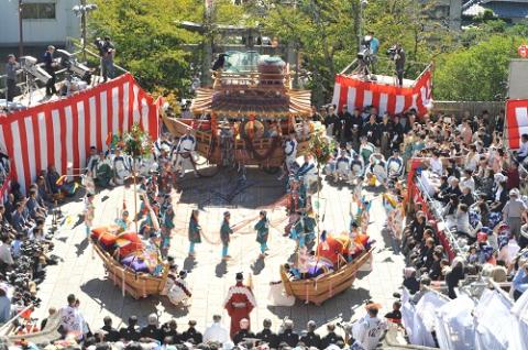 長崎くんち　諏訪神社　有料席　観覧チケット　見え方