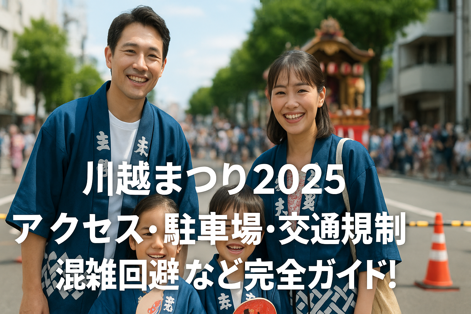 川越まつり　アクセス方法　周辺駐車場　交通規制　混雑回避テクニック　混雑具合　お祭りガイド　埼玉県お祭り